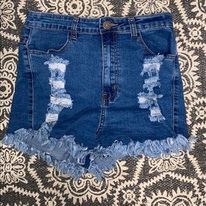 Jean shorts